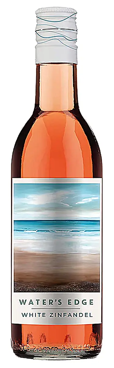 1/4s - Waters Edge - White Zinfandel 24x187ml - Waters Edge