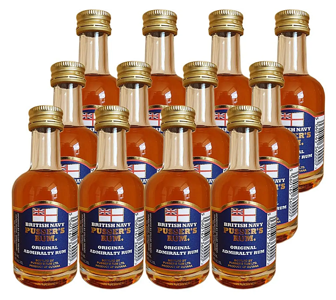 5cl - Pussers Blue Rum (12) - Pussers