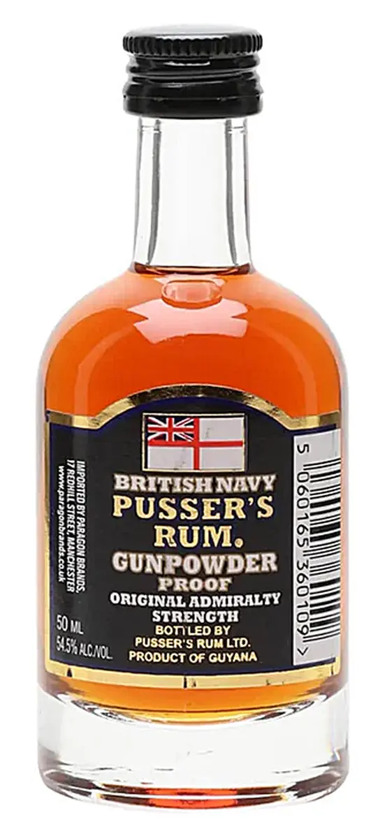 5cl - Pussers Gunpowder Rum (12) - Pussers