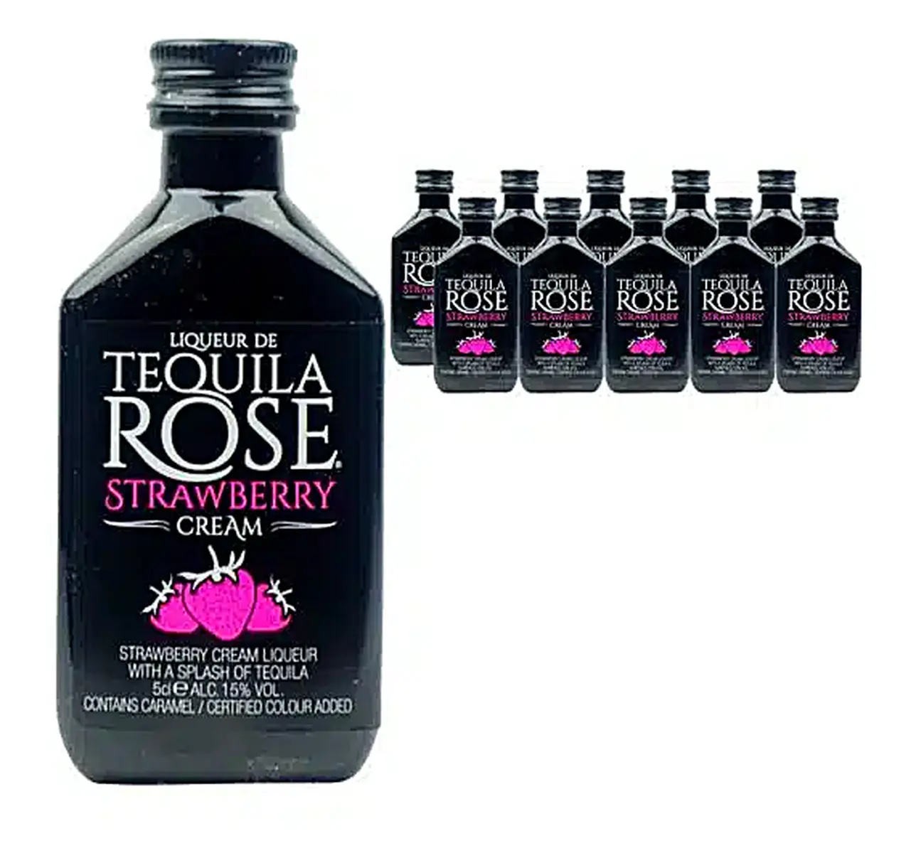 Tequila Rose Strawberry Cream Miniatures 10 x 5cl - Tequila Rose