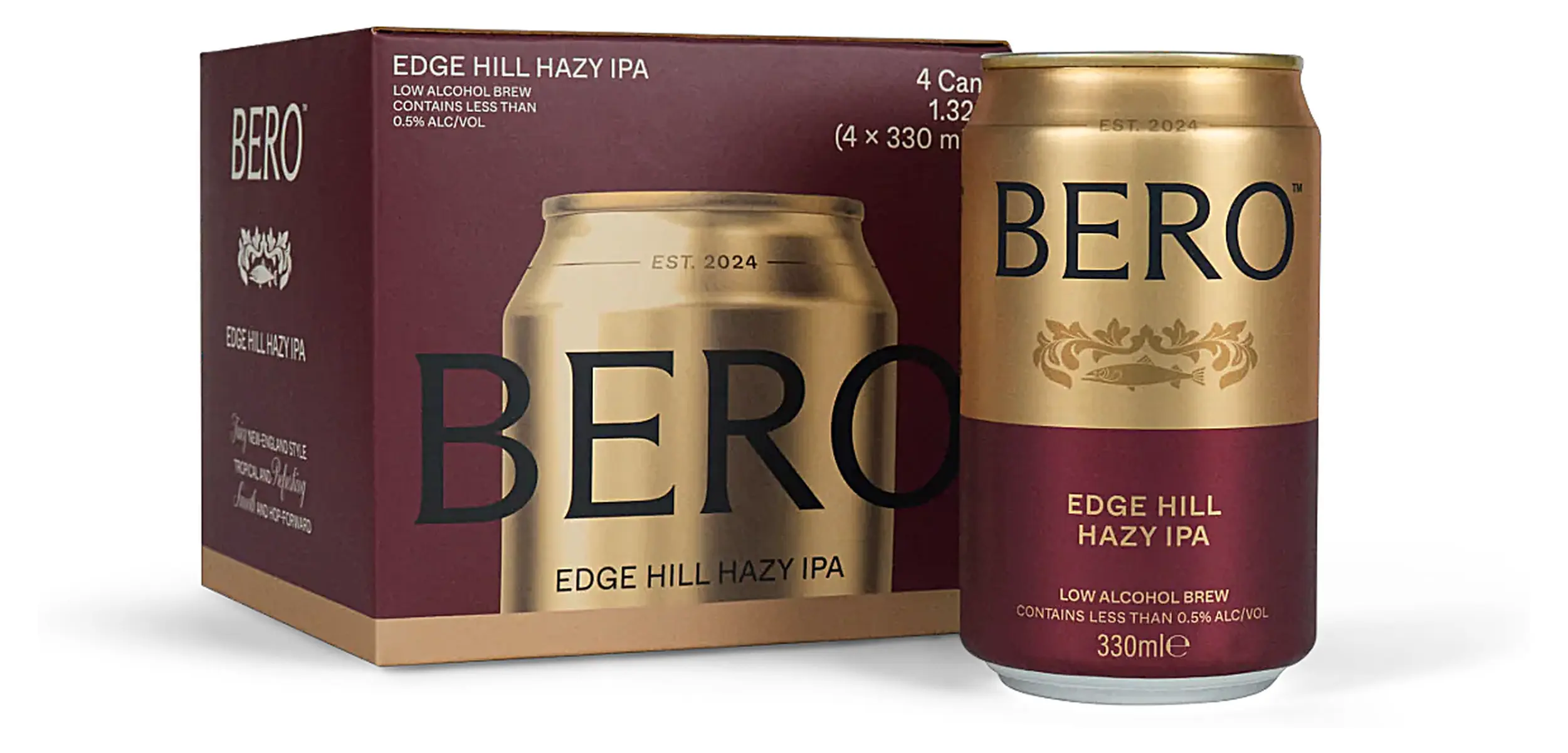 Bero - Edge Hill Hazy IPA 24x330 - Bero