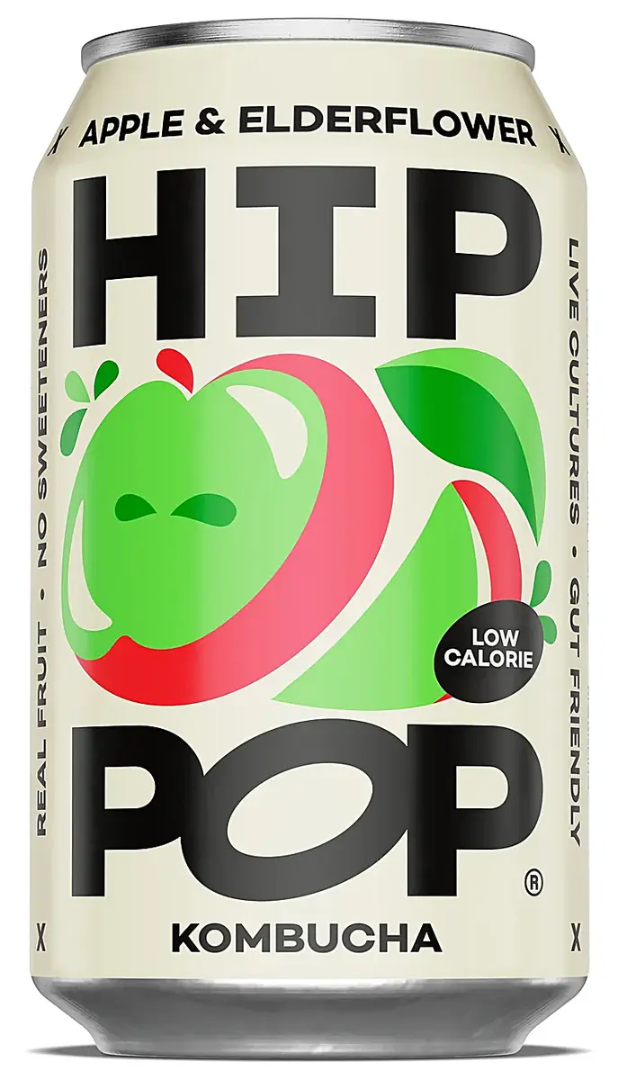 Hip Hop Kombucha - Apple & Elderflower 12x330 - Hip Pop