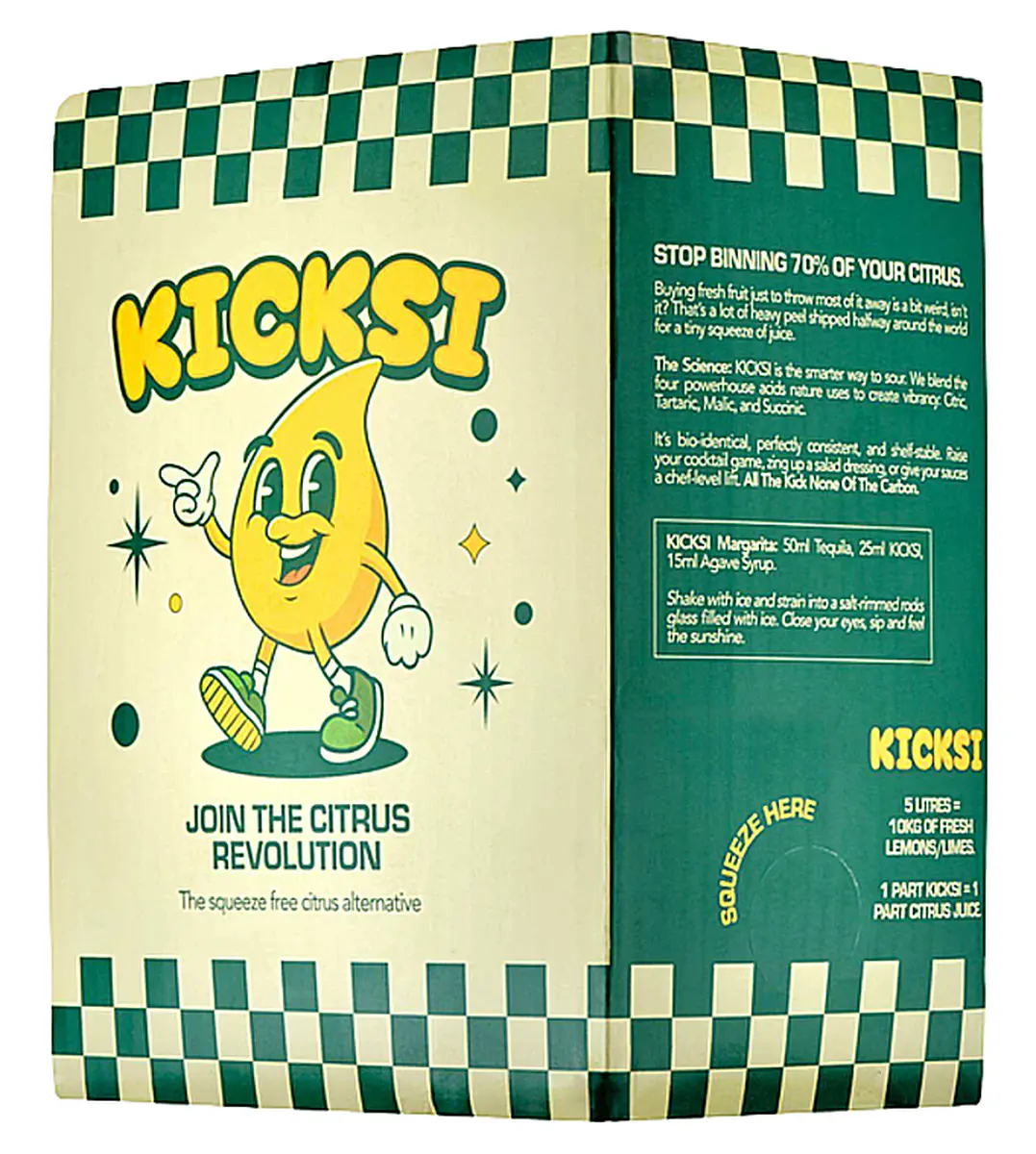 Kicksi Concentrated Sour Acid Blend, 5 Lit - Kicksi