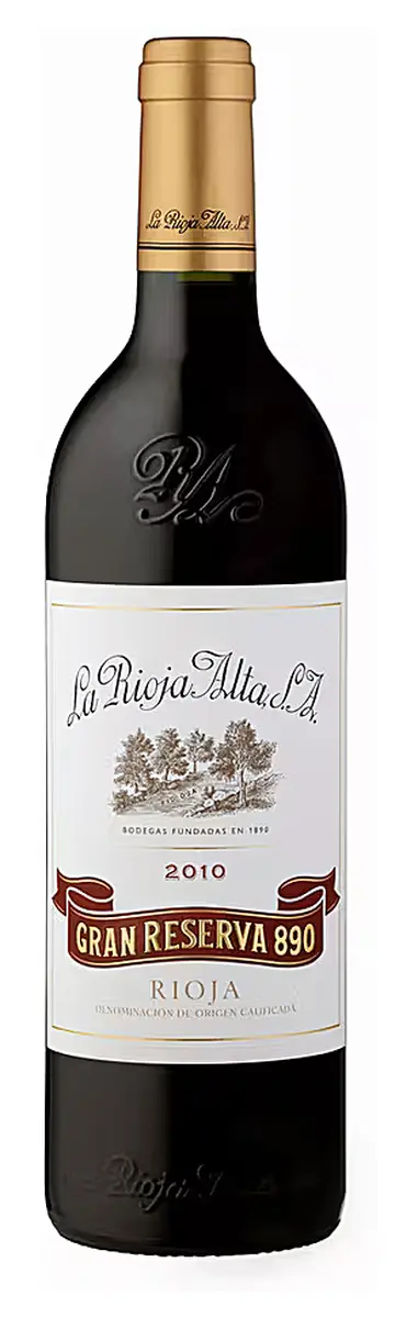 La Rioja Alta, Gran Reserva 890, 2010 - La Rioja Alta