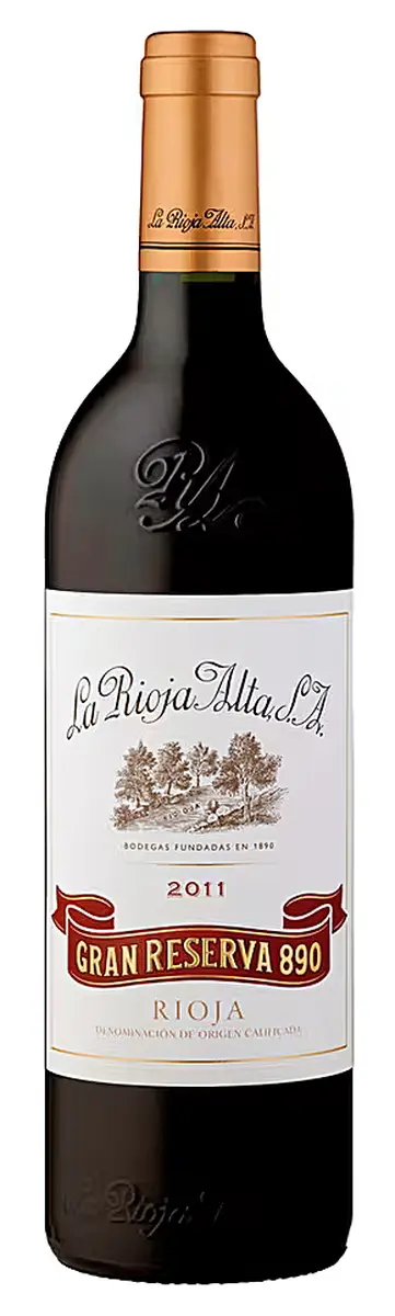 La Rioja Alta, Gran Reserva 890, 2011 - La Rioja Alta