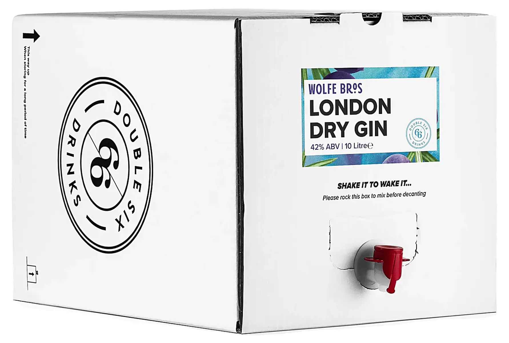 London Dry Gin, by Wolfe Bros, 10 Litre BIB - Wolfe Bros
