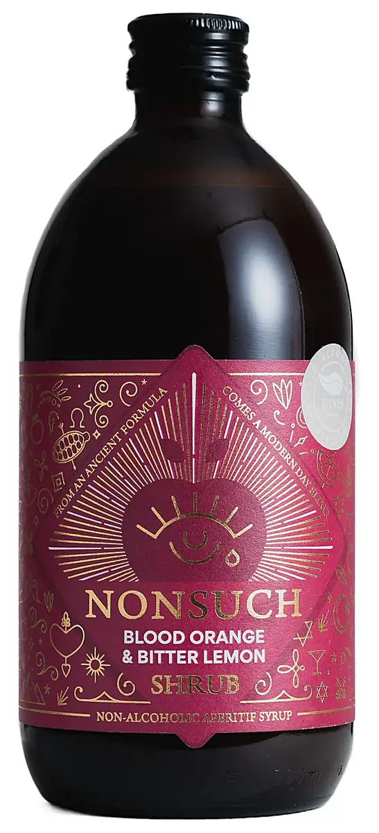 Nonsuch Shrubs, Blood Orange & Bitter Lemon - Non Such Shrubs