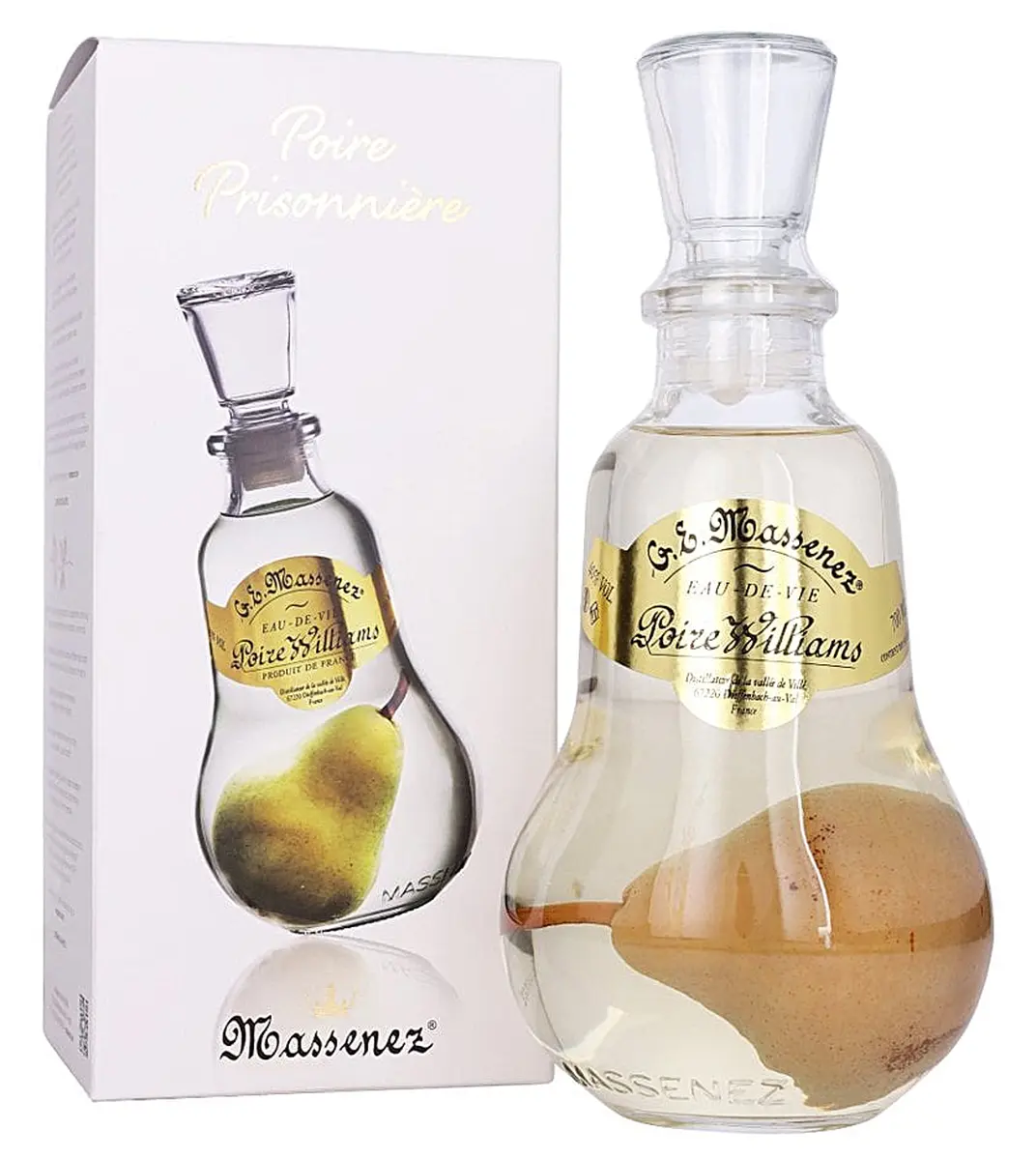 Poire William with a pear in the bottle - Massenez