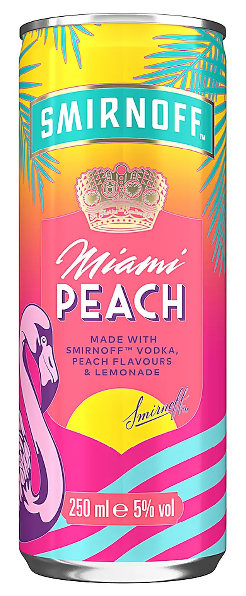 RTD - Smirnoff Miami Peach 12x250 - Smirnoff