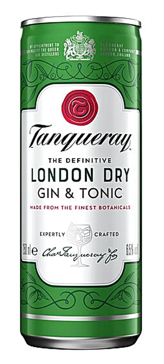 RTD - Tanqueray & Tonic Cans 12x250ml - Tanqueray