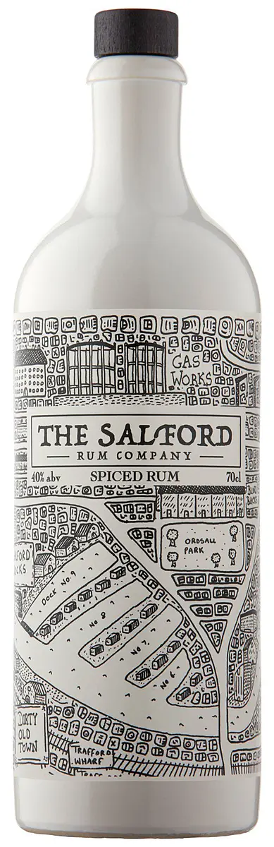 The Salford Original Spiced, White Crock bottle - Salford