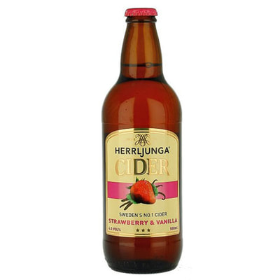 Herrljunga Strawberry Cider 12x500mlx4.5%